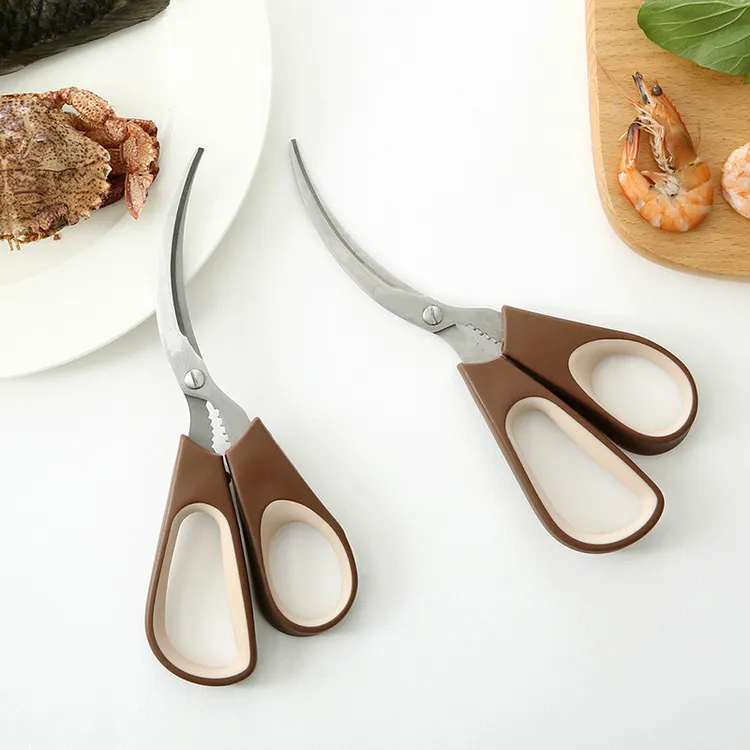 剪虾线剪刀剥虾清理虾线厨房剪刀螃蟹夹小龙虾剪虾器工具神器