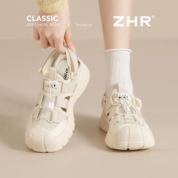 ZHR凉鞋女款2025新款爆款鞋子女款夏天镂空透气运动登山溯溪女鞋