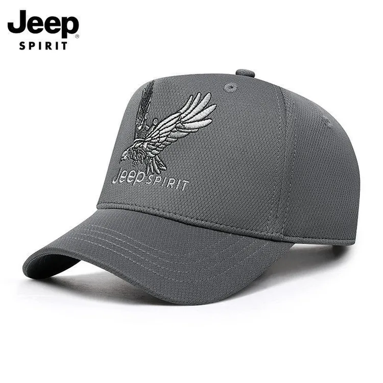JEEP吉普棒球帽男新款防晒帽子夏季情侣帽春夏遮阳太阳帽鸭舌帽潮