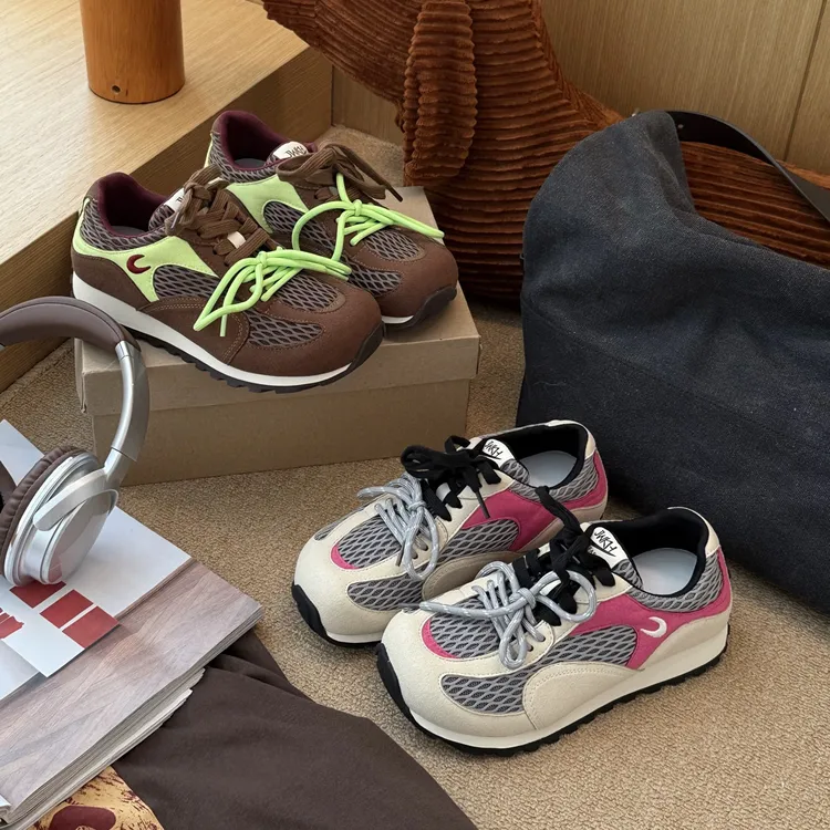 休闲鞋夏季鞋子时尚休闲鞋透气老爹鞋单鞋秋季德训鞋