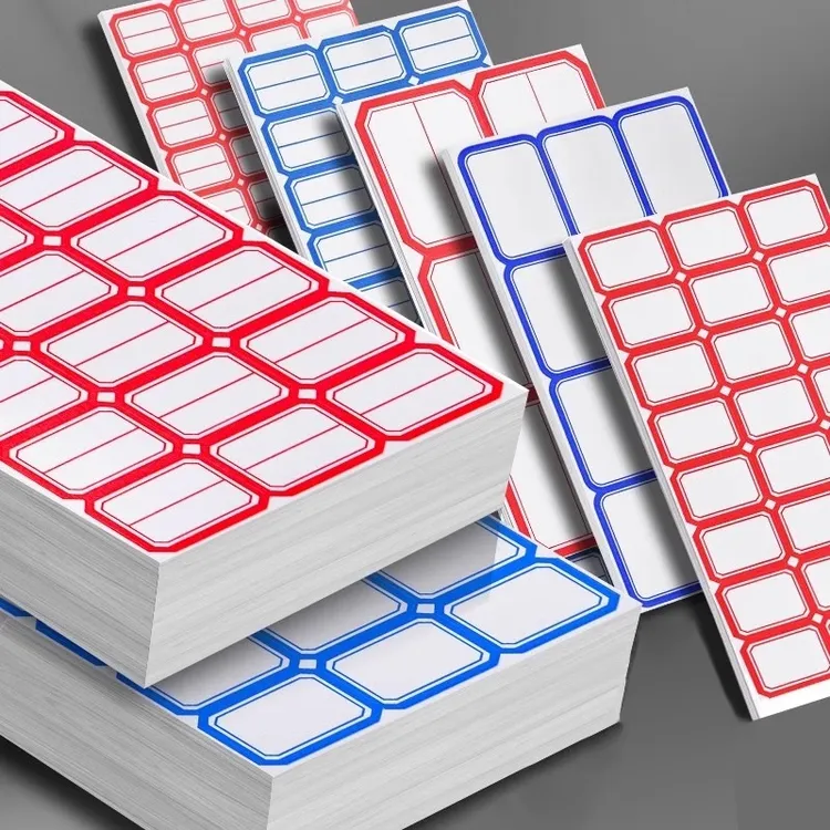 不干 干胶标签纸便利贴口取纸价格分类贴标签贴自粘姓名贴纸名字