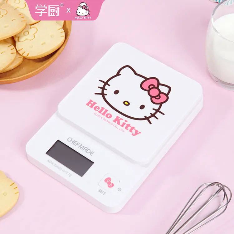 学厨 HELLOKITTY正版授权0.1g高精准度厨房秤烘焙克秤家用工具