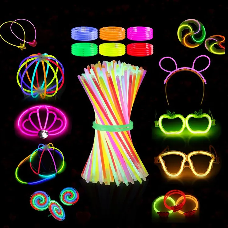 【亲子玩乐】荧光棒儿童发光手环炫彩荧光棒舞节日派对野外户外露营