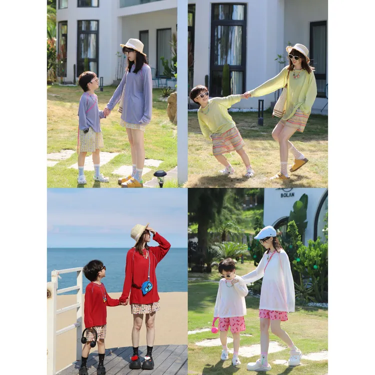 【现货】伟伟同款【大手牵小手】2025夏季亲子莱赛尔凉感防晒衫WW0794