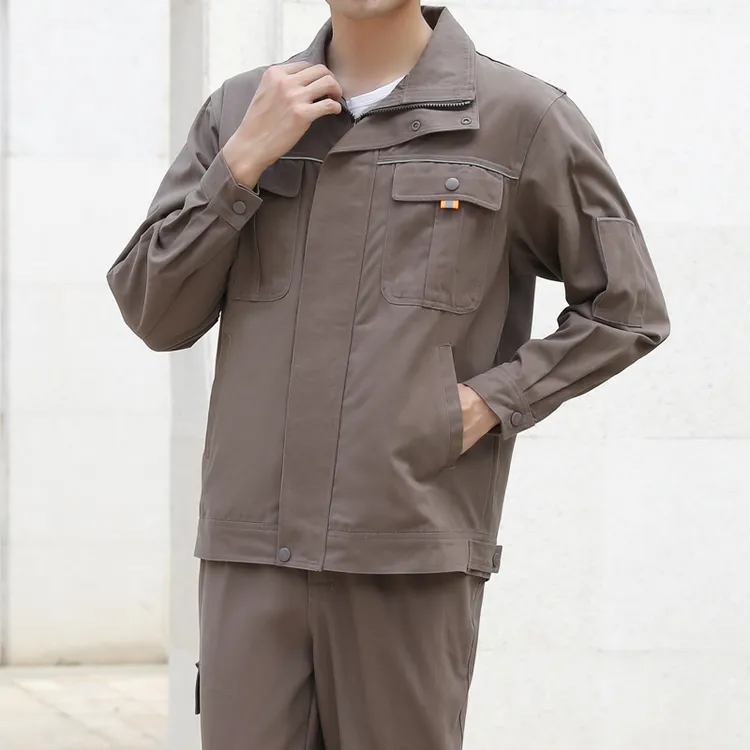 加厚纯棉工作服套装电焊防烫耐磨焊工全棉劳保服男款电网工服男装