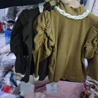 现货Z219女童花边打底衫