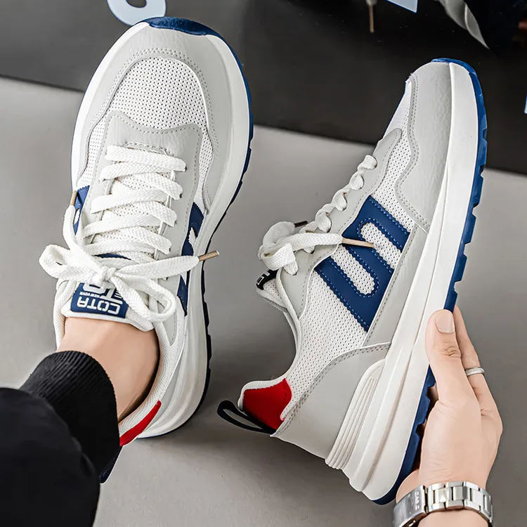 断码安踏感统男鞋2025新款夏季网面透气百搭休闲运动鞋男士跑步厚