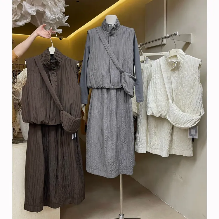 【专属运费】穿搭一整套女2025款时尚休闲马甲高腰显瘦半身裙两件套