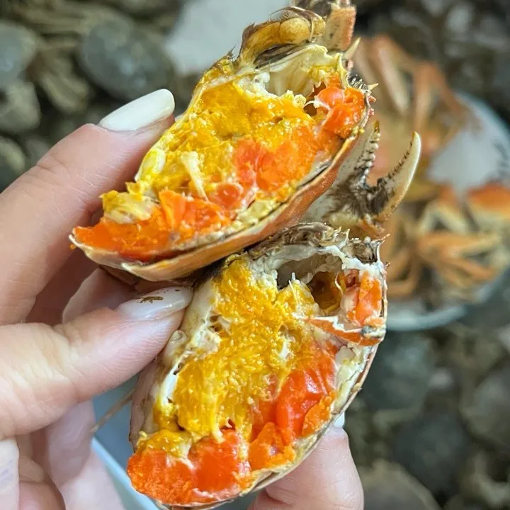 （活蟹）盘锦稻田蟹0.9-1.2两/只母蟹20只，顺丰包邮正宗盘锦河蟹