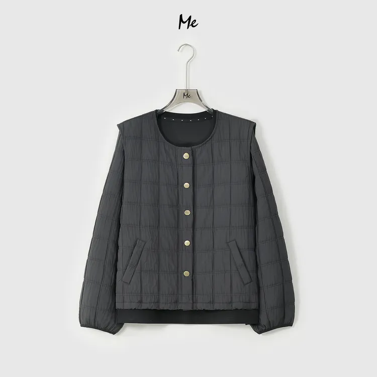 ME【小黑盒棉服（三合一）】方块绗线轻便显瘦百搭时尚棉服MESA3336
