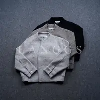  LANGGS&浪叔 25秋季短阔版小立领羊毛混纺外套-99059