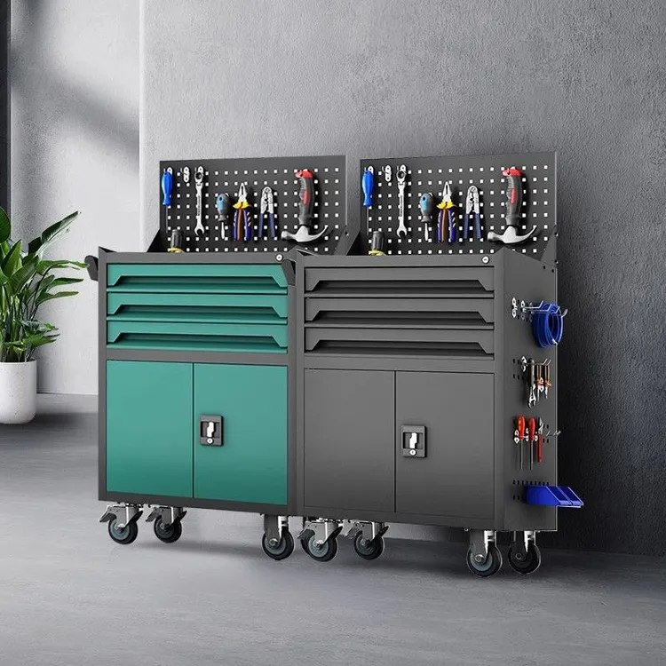 汽修工具车抽屉五金维修多功能工具推车移动重型工具柜车间工作台