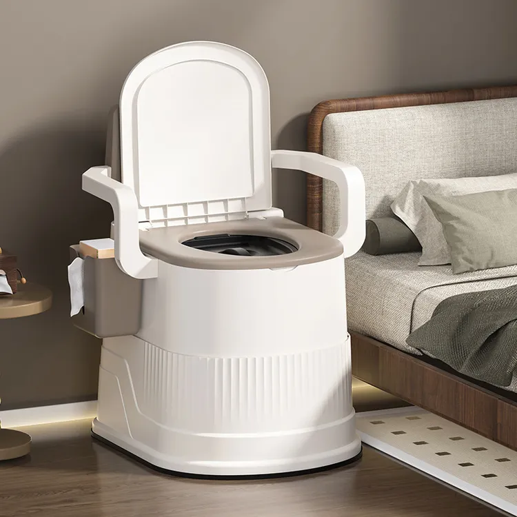 移动马桶坐便器老人坐便马桶耐用孕妇家用便携式室内痰盂成年尿桶