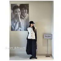 Sanshun-(绒绒暖阳)-时尚针织马甲气质百搭针织排口外穿秋冬