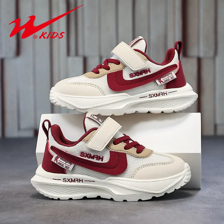 双星童鞋2025年春季新款潮流时尚男女童透气网面休闲鞋软底运动鞋