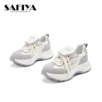 索菲娅Safiya2024冬季新款低帮系带舒适百搭时尚休闲鞋SF44112A55