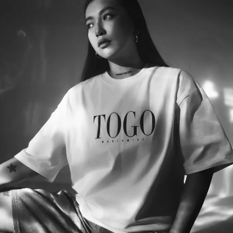 顽童MJFRESH Togo土狗系列基础款字母TEE 美式宽松百搭休闲短袖