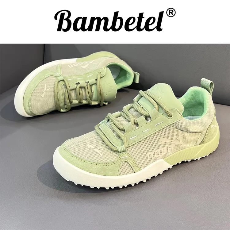 Bambetel时尚休闲鞋男鞋夏季新款网面透气阿甘鞋轻便软底运动网鞋