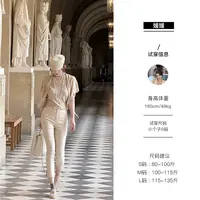 媛媛【百搭腿精裤】新款显瘦黑色弹力九分休闲裤气质直筒裤女#K1114