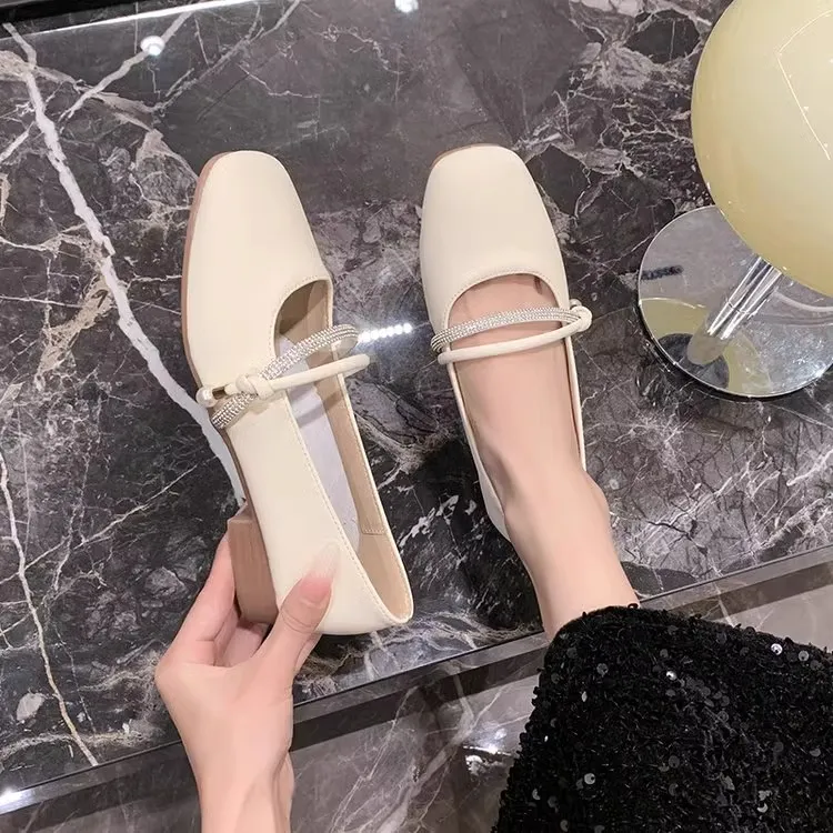 温柔鞋平底单鞋女2025上班新款玛丽珍轻奢鞋子配裙子软底孕妇鞋