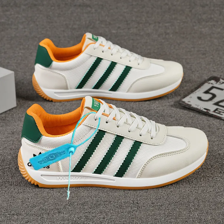 品牌断码中年老年休闲低帮高帮男鞋网面夏季透气时尚休闲鞋防滑