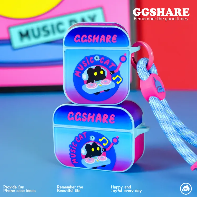 【达人专属】GGSHARE原创设计蓝牙耳机保护套适用于Airpodspro二三四代耳机壳