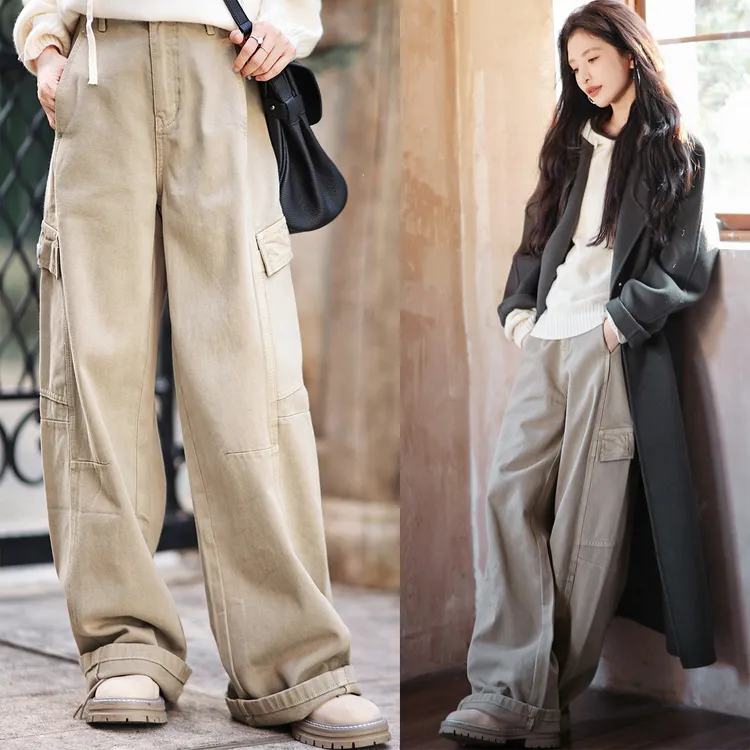 【赵大喜】Gogogo工装裤 | 100棉 阔腿版型/大口袋/版型超赞