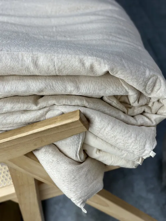 2025秋冬新款麻花色提花春秋被加厚