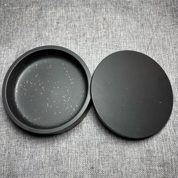 带盖砚台笔洗墨海精品歙砚龙尾砚文房四宝非老坑砚台天然原石