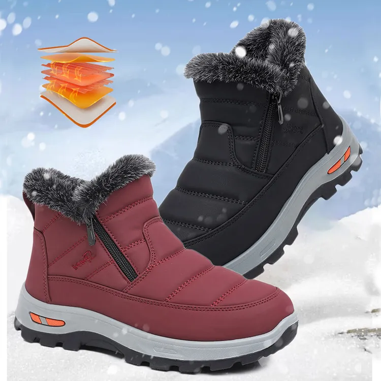 冬季中老人棉鞋老北京布鞋男鞋加绒加厚保暖轻便防滑爸妈款雪地靴