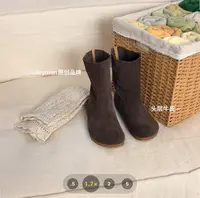 青木子SuyleyMan【勃肯鞋】2025新款头层牛皮靴子