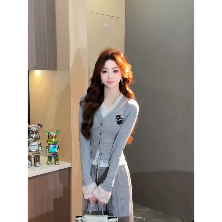 冉冉定制●【芭蕾女主】两件套上衣+裤子假两件时尚设计感LUD4TZ0013