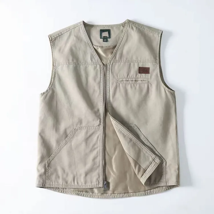 春秋季透气水洗 剪标 城市户外机能风四季通用多口袋马甲