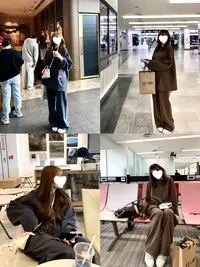 休闲风时尚套装冬季上衣秋冬气质时尚宽松阔腿裤2211洋气