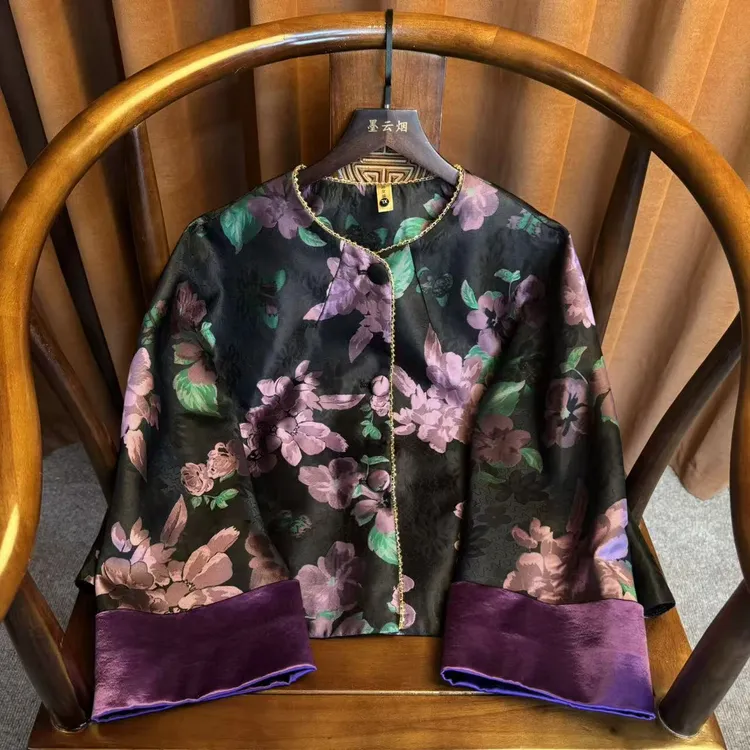 【秀唯】新中式时尚女装高级复古优雅气质百搭外套国风女士上衣