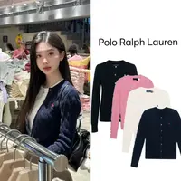 【达人】Polo Ralph Lauren 拉夫劳伦刺绣绞花单排扣袖针织衫成人款