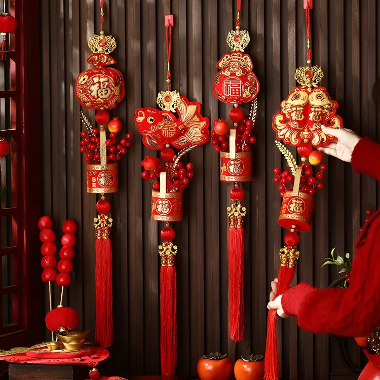 新年挂件新款节日春节挂饰客厅商场店铺过年装饰新春年货喜庆氛围