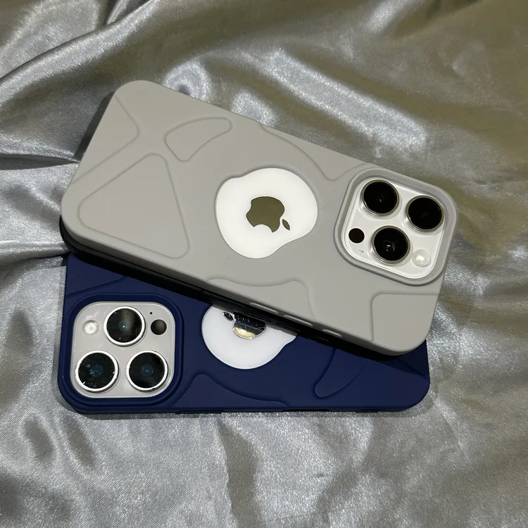 创意镂空磁吸适用苹果16promax手机壳网红iPhone15简约14高级13女