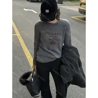 SHIIEELL【百搭毛衣】加厚绵羊毛毛衣冬圆领百搭套头针织毛衫Z7536