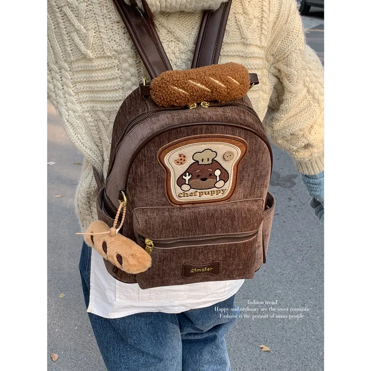 双肩包包女款爆款2025新款可爱卡通小背包逛街通勤包小学生书包