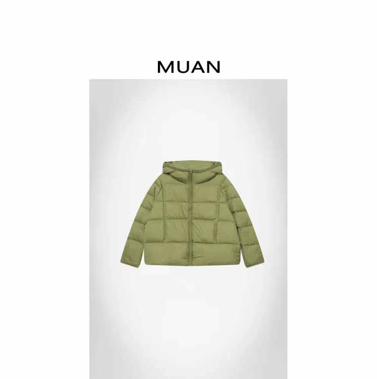 木岸MUAN：《小杰尼羽绒服》定制连帽高级90白鸭羽绒服D-JD-7707-1