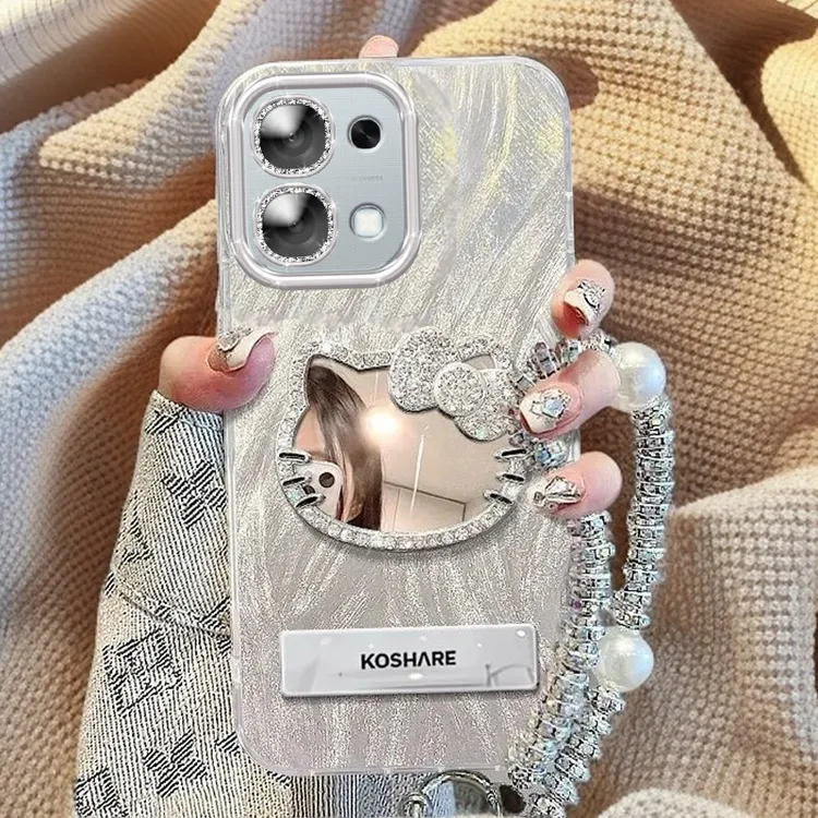 全包摄像头OPPOA6手机壳5G羽纱KT猫镜子PLS120软壳a6新款防摔高档