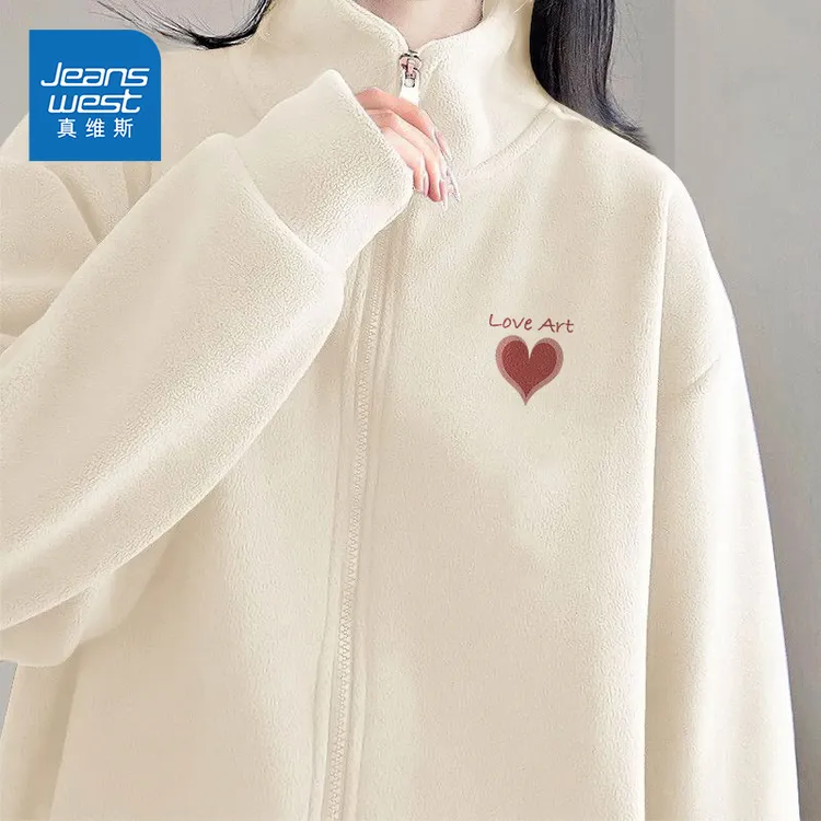 真维斯奥粒绒女季风秋冬厚外套秋冬穿搭秋冬穿搭服饰镂空针织衣