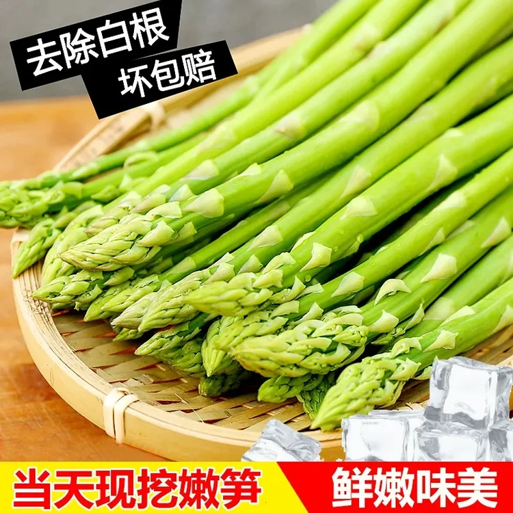 新鲜现采芦笋当季应季蔬菜山东产地绿芦笋龙须菜