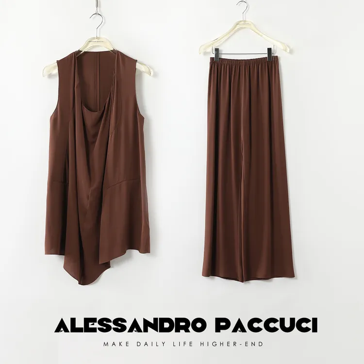 【孤品特价不退换】洛哥24373 X重磅22MM【桑蚕丝】双乔 轻奢垂滑女装