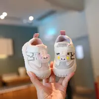 Sportmern婴儿学步鞋男童春秋软底防滑女宝宝鞋子卡通小童机能鞋