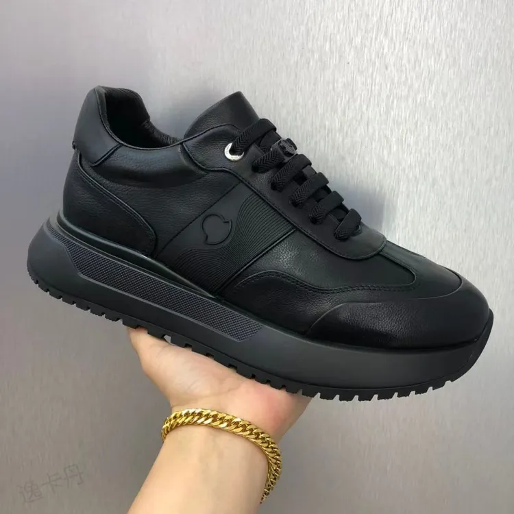 2025广州冬季男鞋新款真皮百搭商务鞋男皮鞋头层牛皮厚底棕休闲鞋