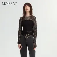【星线好物】 摩萨克2024秋花朵两件式长袖女MWEQ80103