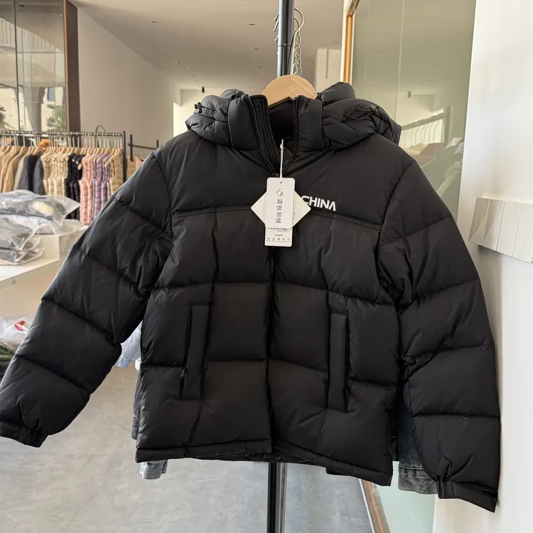 男女短款连帽情侣男加厚宽松可拆卸面包服外套冬季保暖