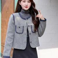 7722时尚百搭衣服香风外套